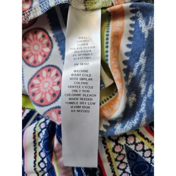 London Times Women's Multicolored Maxi Dress Size 8 Colorful Artsy - Picture 5 of 9